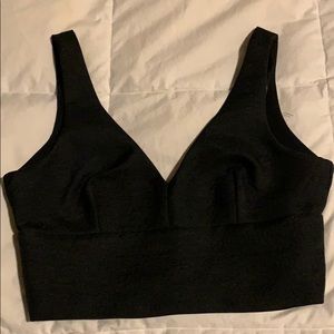 Black crop top